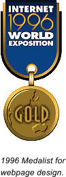 1996 Medalist for webpage design.